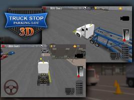 Truck Stop Parking Lot 3D poster