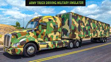 Armée Camion Réel Conduire 3D Affiche