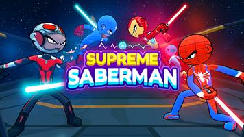 Supreme Saberman الملصق