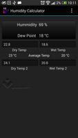 Humidity Calculator capture d'écran 3