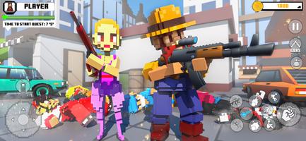 Blocky Dude Gangster Crime Sim capture d'écran 3