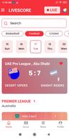 Live Score Sport App plakat