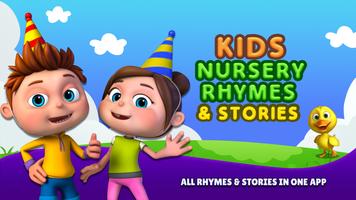 Kids Nursery Rhymes & Stories Poster