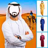 Arab man photo maker suit edit aplikacja