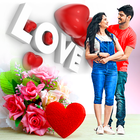 Love photo editor heart frame simgesi