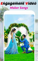 Engagement video maker songs Affiche