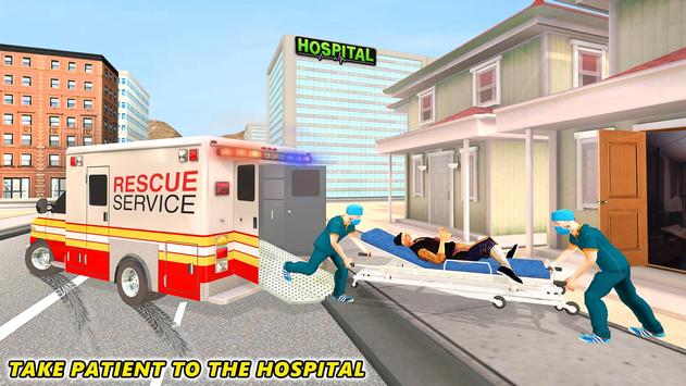 Flying Ambulance Rescue Emergency Game 截图 9