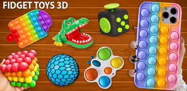 Fidget Cube 抗壓玩具 3D