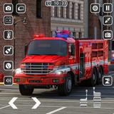 camion dei pompieri 3d Gioco