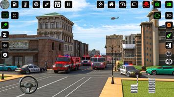 Firefighter Fire Truck Games screenshot 2