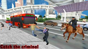US Police Horse Criminal Chase poster