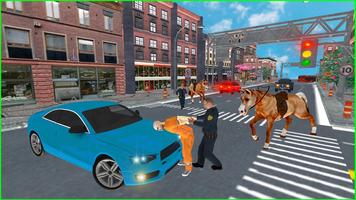 US Police Horse Criminal Chase capture d'écran 2