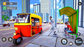 Tuk Tuk Auto Rickshaw Game 3D capture d'écran 3
