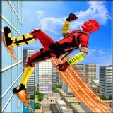 Flying Ninja Hero Crime Chase