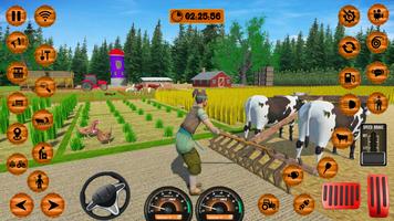 Farm Sim Tractor Farming Games скриншот 2