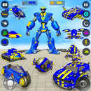 Flying Car Robot Ball Games APK