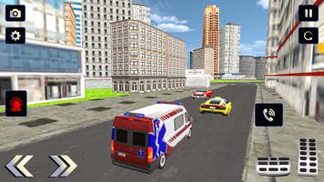 Police Rescue Ambulance Games imagem de tela 1