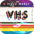 Glitchó VHS Video Recorder & Vaporwave Video FX icône