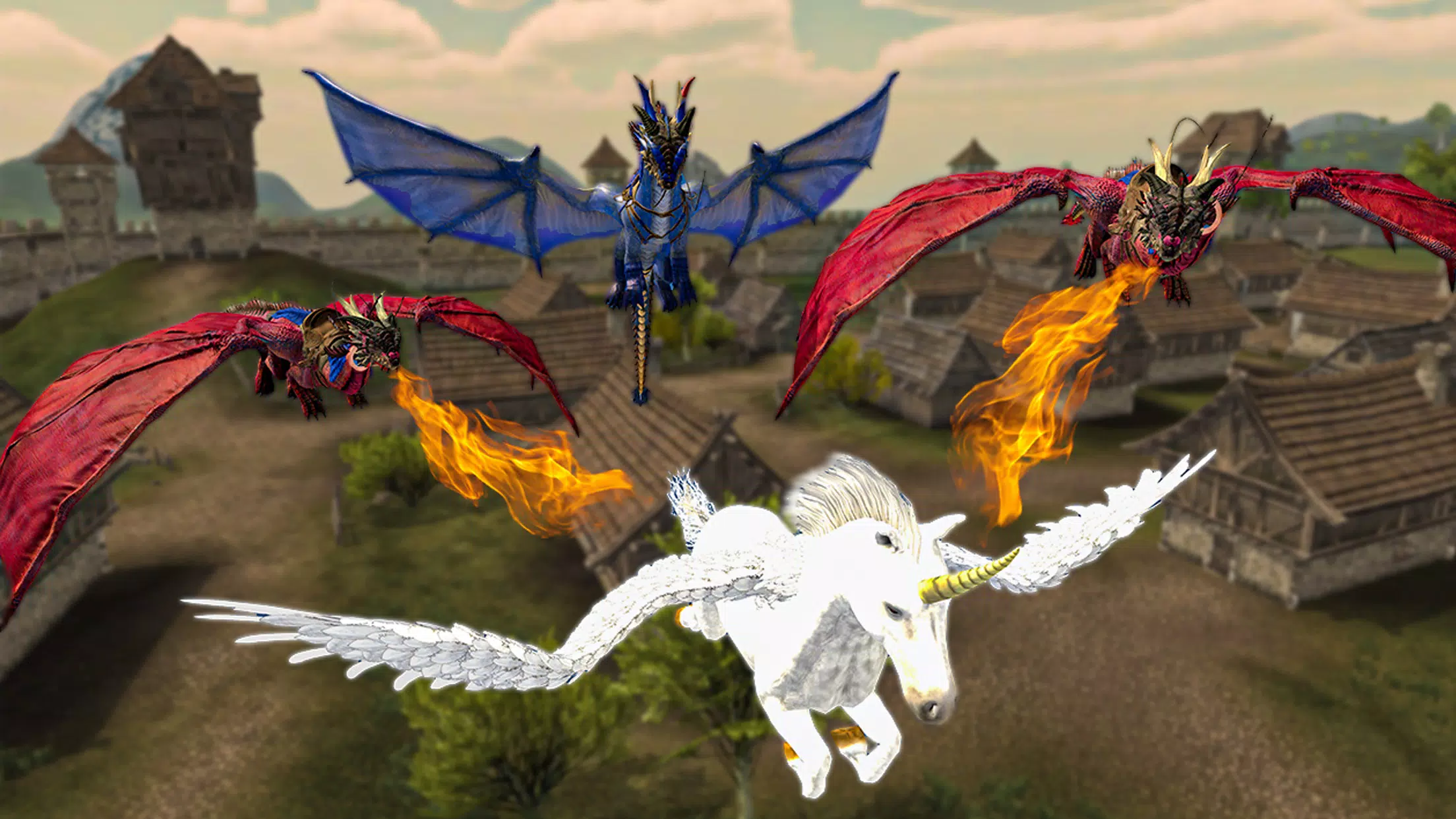 flying on my #pegasus #magichorse #horse #flyinghorse in #roblox