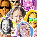 APK Emolfi Keyboard: selfie stickers for messengers