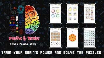 Brain Math Riddle puzzle games Poster