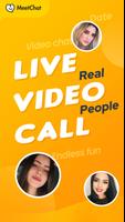 Meetchat - Live Video Chat App Cartaz