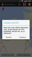 Wo wird mein Auto? Plakat