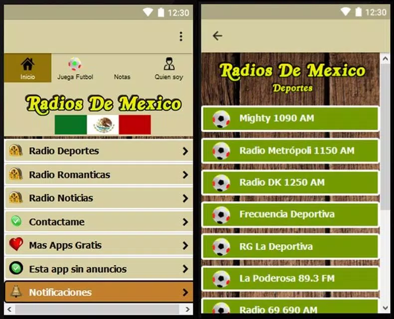 Descarga de APK de Estaciones de radio en vivo en mexico las mejores para  Android