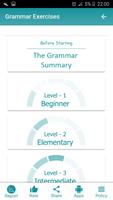 English Grammar Exercises poster