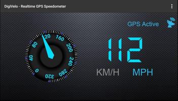DigiVelo - Realtime GPS Speedometer Affiche