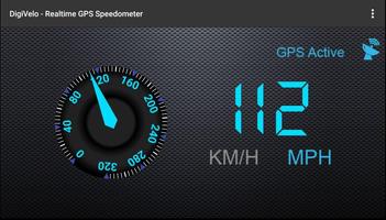 DigiVelo - Realtime GPS Speedometer ポスター