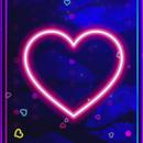 Neon Heart Live Wallpaper APK