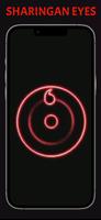 برنامه‌نما Sharingan Eyes Live Wallpaper عکس از صفحه