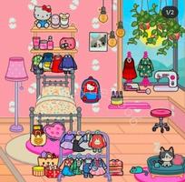 Toca Boca Pink Room Ideas imagem de tela 2