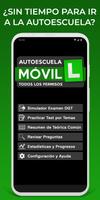 Autoescuela Móvil. Test DGT Plakat