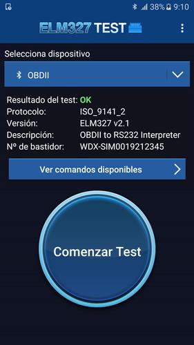 Скачать ELM327 Test APK Для Android