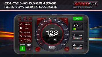 Speedbot. Tachometer GPS/OBD2 Plakat