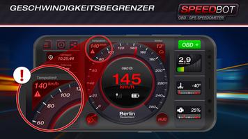 Speedbot. Tachometer GPS/OBD2 Screenshot 1