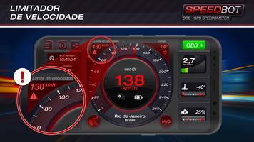 Speedbot. Velocímetro GPS/OBD2 imagem de tela 1