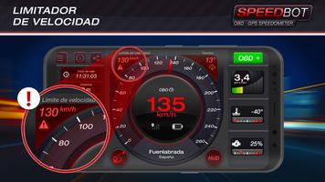 برنامه‌نما Speedbot. Velocímetro GPS/OBD2 عکس از صفحه