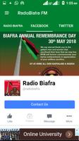 Radio Biafra FM syot layar 1