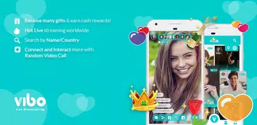 Vibo Live: Live Stream, Random call, Video chat