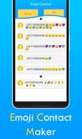 Emoji Contact: Emoji Contact Editor 2020 تصوير الشاشة 1