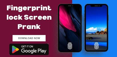 Fake Fingerprint Screen Lock постер