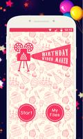 Birthday Video Maker Affiche