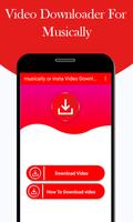 Video Saver For Musically or Insta Affiche