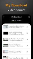 Video downloader - Download fo Ekran Görüntüsü 1