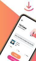 Video downloader for tiktok 2020 - No Watermark Poster