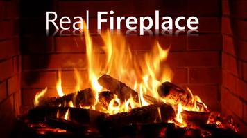 Real Fireplace Full HD, Sound  Affiche