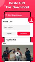 Video Downloader for Pinterest الملصق